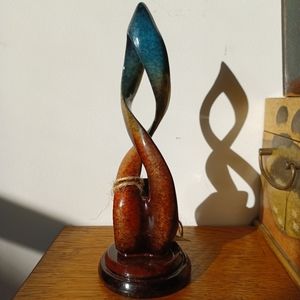 Multicolor Nature Inspired Imago Sculpture NWT